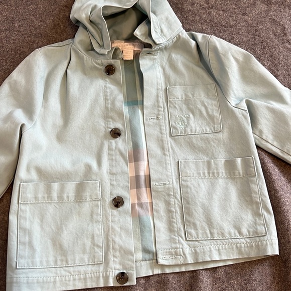 Authentic Burberry Burberry Coat Kids White Authentic Kids